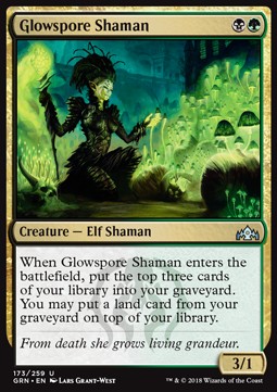 Glowspore Shaman⁣ - Guilds of Ravnica⁣ (Uncommon)⁣ [173]