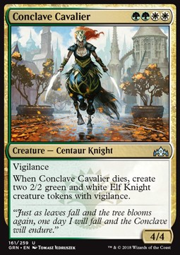 Conclave Cavalier⁣ - Guilds of Ravnica⁣ (Uncommon)⁣ [161]
