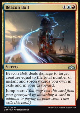 Beacon Bolt⁣ - Guilds of Ravnica⁣ (Uncommon)⁣ [154]