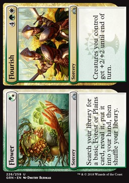 Flower // Flourish⁣ - Guilds of Ravnica⁣ (Uncommon)⁣ [226]