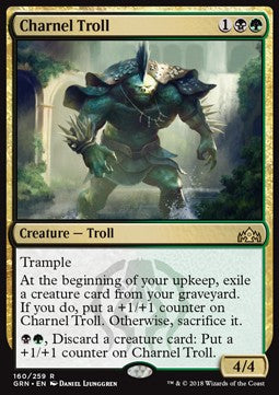 Charnel Troll⁣ - Guilds of Ravnica⁣ (Rare)⁣ [160]
