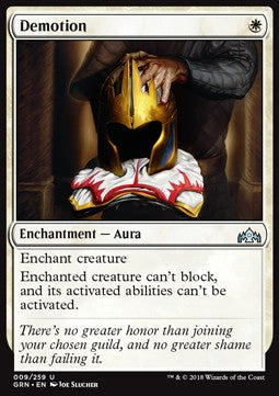 Demotion⁣ - Guilds of Ravnica⁣ (Uncommon)⁣ [9]