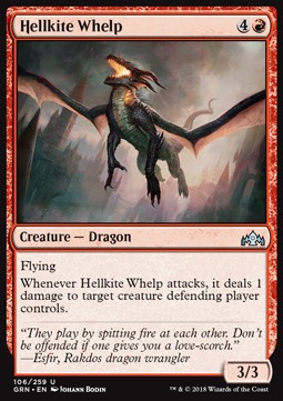 Hellkite Whelp⁣ - Guilds of Ravnica⁣ (Uncommon)⁣ [106]