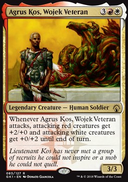 Agrus Kos, Wojek Veteran⁣ - Guilds of Ravnica: Guild Kits⁣ (Rare)⁣ [83]