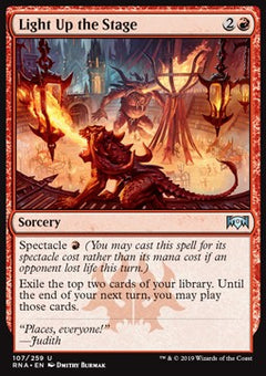 Light Up the Stage⁣ - Ravnica Allegiance⁣ (Uncommon)⁣ [107]