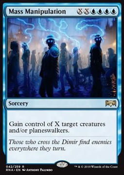 Mass Manipulation⁣ - Ravnica Allegiance⁣ (Rare)⁣ [42]