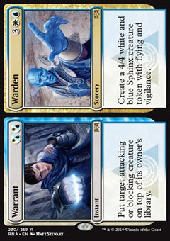 Warrant // Warden⁣ - Ravnica Allegiance⁣ (Rare)⁣ [230]