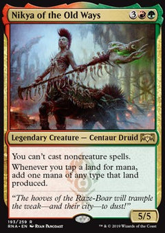 Nikya of the Old Ways⁣ - Ravnica Allegiance⁣ (Rare)⁣ [193]