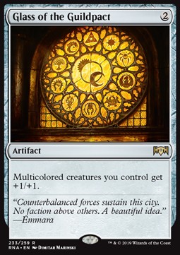 Glass of the Guildpact⁣ - Ravnica Allegiance⁣ (Rare)⁣ [233]