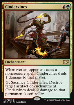 Cindervines⁣ - Ravnica Allegiance⁣ (Rare)⁣ [161]