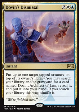 Dovin's Dismissal⁣ - Ravnica Allegiance: Extras⁣ (Rare)⁣ [267]