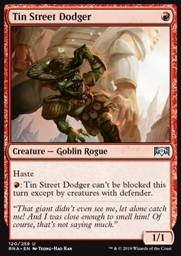 Tin Street Dodger⁣ - Ravnica Allegiance⁣ (Uncommon)⁣ [120]