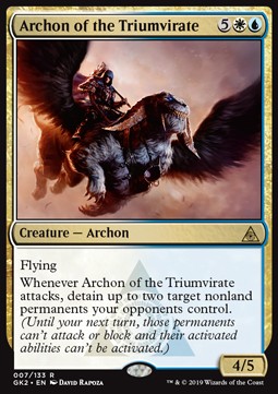 Archon of the Triumvirate⁣ - Ravnica Allegiance: Guild Kits⁣ (Rare)⁣ [7]