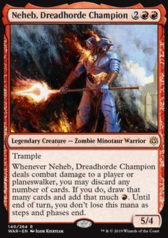 Neheb, Dreadhorde Champion⁣ - War of the Spark⁣ (Rare)⁣ [140]