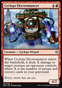 Cyclops Electromancer⁣ - War of the Spark⁣ (Uncommon)⁣ [122]
