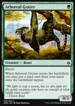 Arboreal Grazer⁣ - War of the Spark⁣ (Common)⁣ [149]