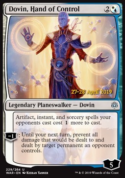 Dovin, Hand of Control⁣ - War of the Spark: Extras⁣ (Uncommon)⁣ [229]