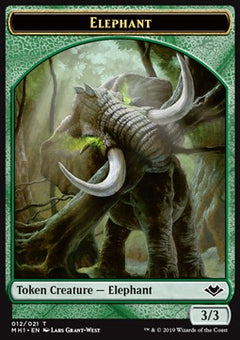 Elephant Token (Green 3/3)⁣ - Modern Horizons⁣ (Token)⁣ [T12]