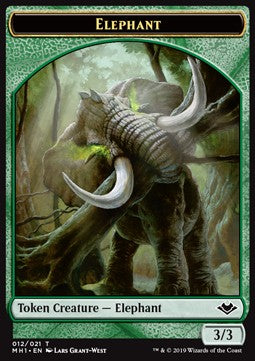 Elephant Token (Green 3/3)⁣ - Modern Horizons⁣ (Token)⁣ [T12]
