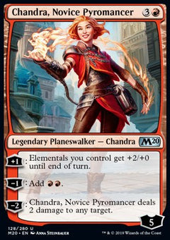 Chandra, Novice Pyromancer⁣ - Core 2020⁣ (Uncommon)⁣ [128]