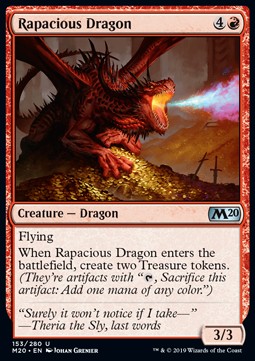 Rapacious Dragon⁣ - Core 2020⁣ (Uncommon)⁣ [153]