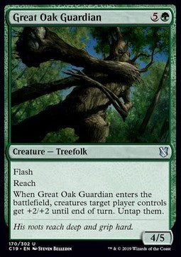 Great Oak Guardian⁣ - Commander 2019⁣ (Uncommon)⁣ [170]