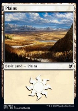 Plains (V.1)⁣ - Commander 2019⁣ (Land)⁣ [288]