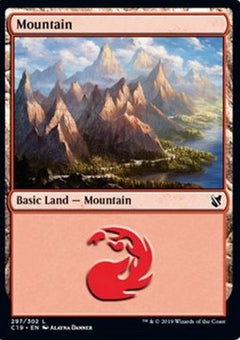 Mountain (V.1)⁣ - Commander 2019⁣ (Land)⁣ [297]