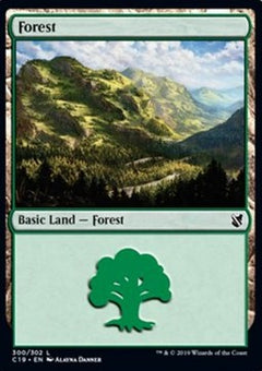 Forest (V.1)⁣ - Commander 2019⁣ (Land)⁣ [300]