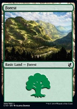 Forest (V.1)⁣ - Commander 2019⁣ (Land)⁣ [300]