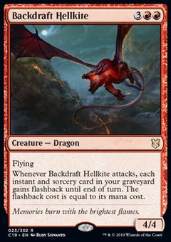 Backdraft Hellkite⁣ - Commander 2019⁣ (Rare)⁣ [23]