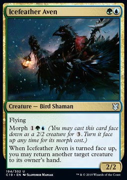 Icefeather Aven⁣ - Commander 2019⁣ (Uncommon)⁣ [194]