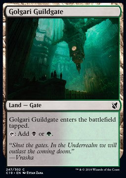 Golgari Guildgate⁣ - Commander 2019⁣ (Common)⁣ [247]