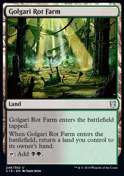 Golgari Rot Farm⁣ - Commander 2019⁣ (Uncommon)⁣ [248]