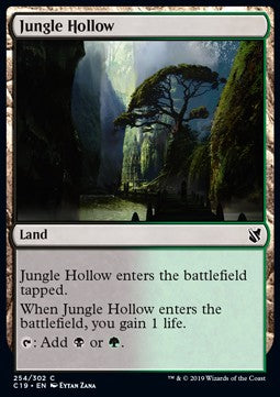 Jungle Hollow⁣ - Commander 2019⁣ (Common)⁣ [254]
