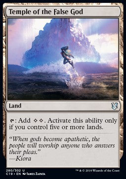 Temple of the False God⁣ - Commander 2019⁣ (Uncommon)⁣ [280]