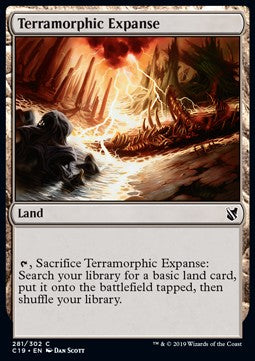 Terramorphic Expanse⁣ - Commander 2019⁣ (Common)⁣ [281]