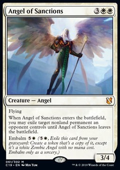 Angel of Sanctions⁣ - Commander 2019⁣ (Mythic)⁣ [61]