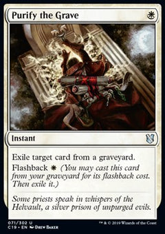 Purify the Grave⁣ - Commander 2019⁣ (Uncommon)⁣ [71]