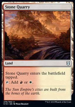 Stone Quarry⁣ - Commander 2019⁣ (Uncommon)⁣ [276]