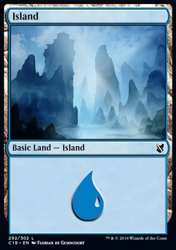 Island (V.2)⁣ - Commander 2019⁣ (Land)⁣ [292]