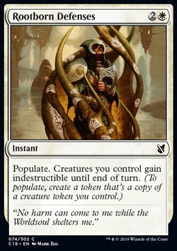 Rootborn Defenses⁣ - Commander 2019⁣ (Common)⁣ [74]