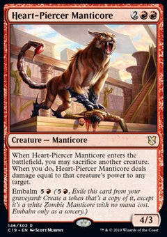 Heart-Piercer Manticore⁣ - Commander 2019⁣ (Rare)⁣ [146]