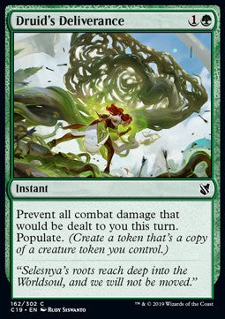 Druid's Deliverance⁣ - Commander 2019⁣ (Common)⁣ [162]