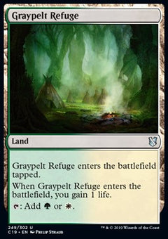 Graypelt Refuge⁣ - Commander 2019⁣ (Uncommon)⁣ [249]