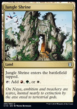 Jungle Shrine⁣ - Commander 2019⁣ (Uncommon)⁣ [255]