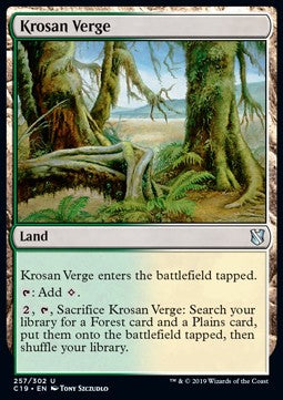 Krosan Verge⁣ - Commander 2019⁣ (Uncommon)⁣ [257]