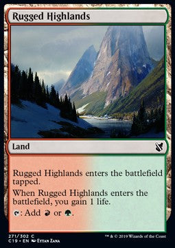 Rugged Highlands⁣ - Commander 2019⁣ (Common)⁣ [271]