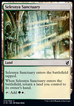 Selesnya Sanctuary⁣ - Commander 2019⁣ (Common)⁣ [272]