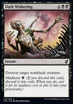 Dark Withering⁣ - Commander 2019⁣ (Common)⁣ [110]